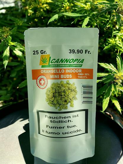 Mini Buds Orangello 25 Gramm Indoor