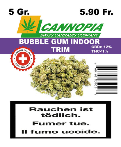 Trim Bubble Gum 5 Gramm Indoor