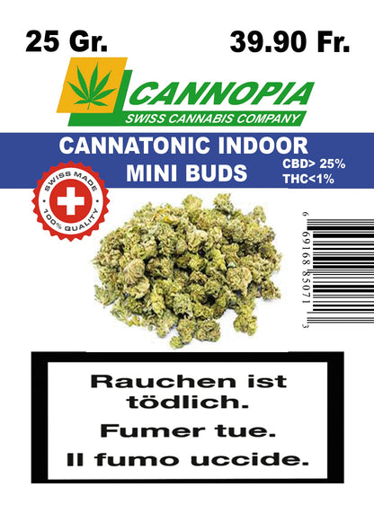 Mini Buds Cannatonic 25 Gramm Indoor