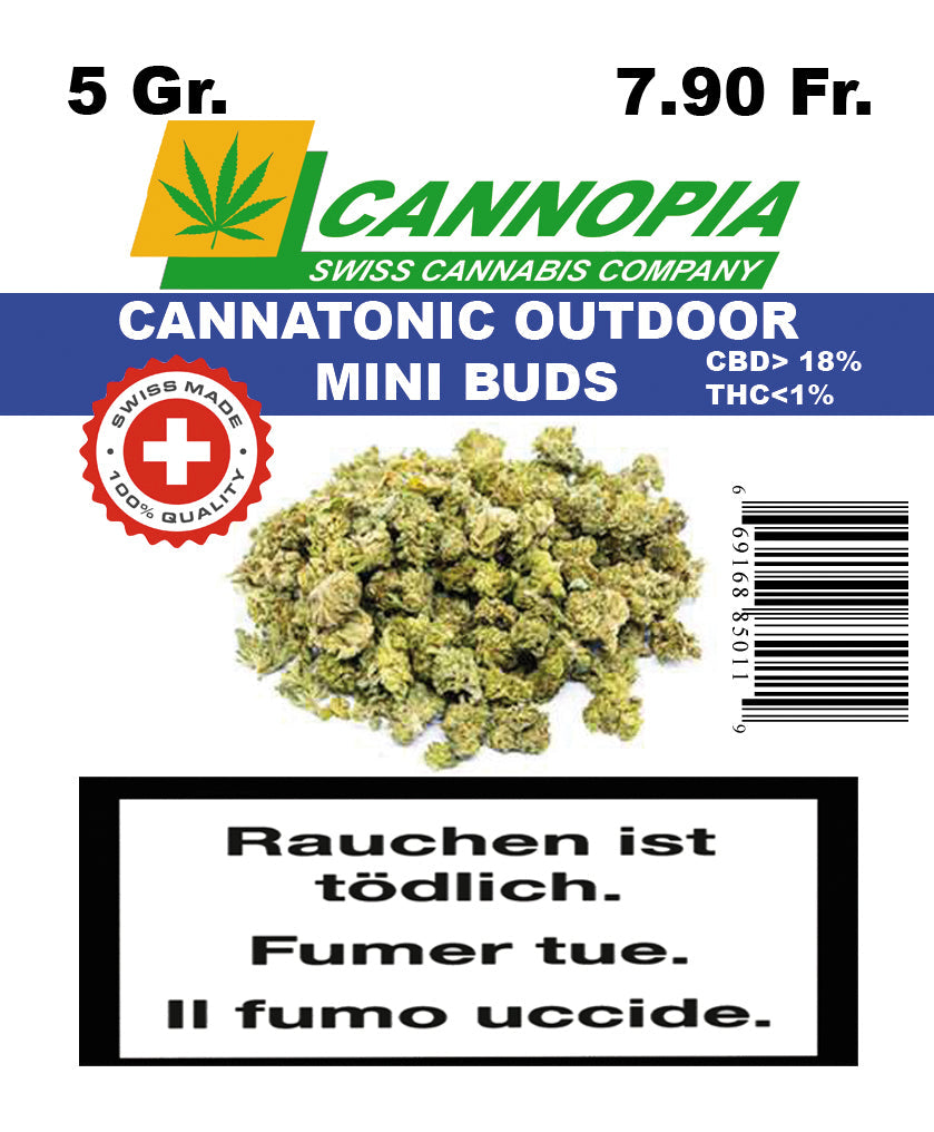 Mini Buds Cannatonic 5 Gramm Outdoor