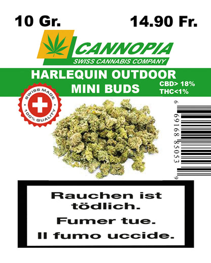 Mini Buds Harlequin 10 Gramm Outdoor