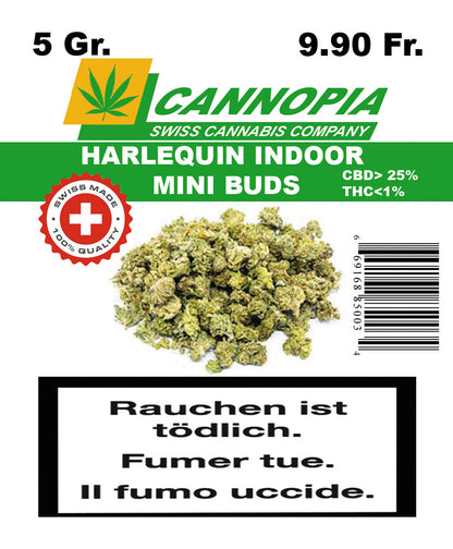 Mini Buds Harlequin 5 Gramm Indoor