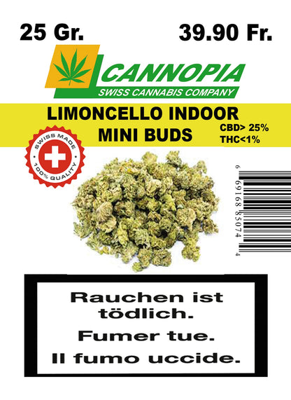 Mini Buds Limoncello 25 Gramm Indoor