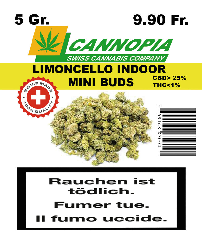 Mini Buds Limoncello 5 Gramm Indoor