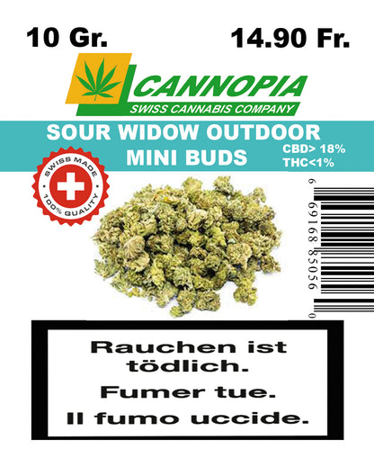 Mini Buds Sour Widow 10 Gramm Outdoor