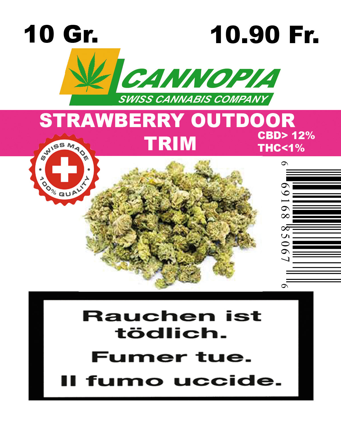 Trim Strawberry 10 Gramm Indoor