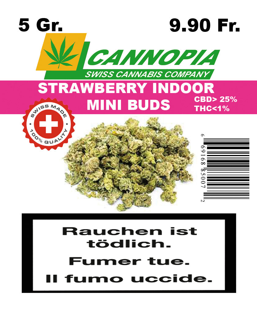 Mini Buds Strawberry 5 Gramm Indoor