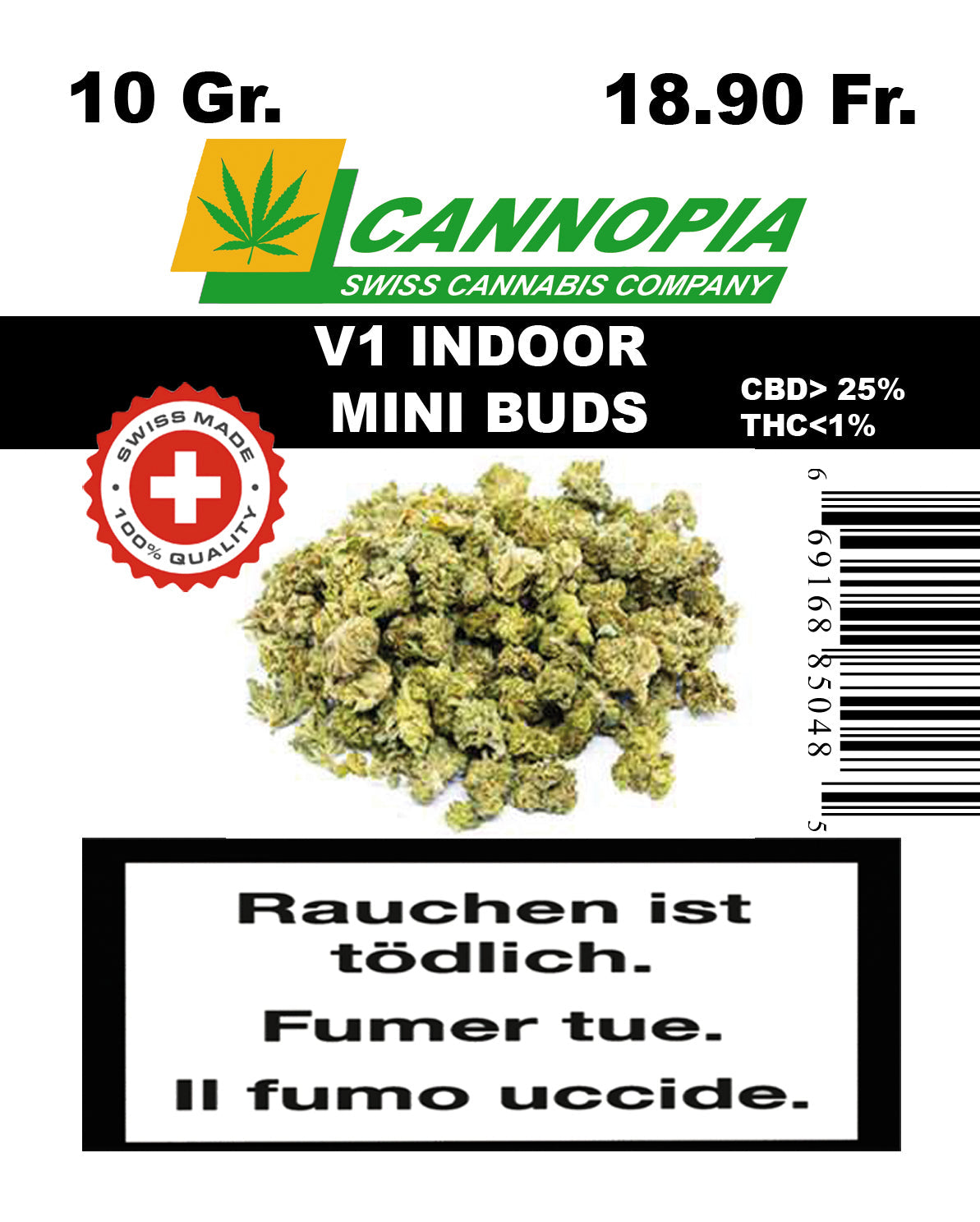 Mini Buds V1 10 Gramm Indoor