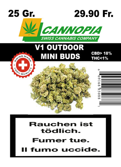 Mini Buds V1 25 Gramm Outdoor